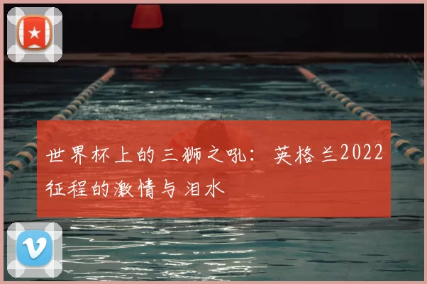 世界杯上的三狮之吼:英格兰2022征程的激情与泪水