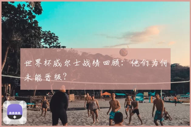 世界杯威尔士战绩回顾：他们为何未能晋级？